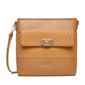 Torebka Lasocki. Brązowe listonoszki Lasocki, bez wzorów, bez dodatków. Za 149,99 zł.