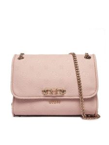 Guess Torebka Anise HWPD99 16210 Różowy. Czerwone torebki klasyczne Guess, z aplikacjami, ze skóry, bez dodatków. Za 659,99 zł.