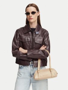 LOVE MOSCHINO Torebka JC4101PP1PLY0129 Beżowy. Brązowe torebki klasyczne LOVE MOSCHINO, bez wzorów, ze skóry, bez dodatków. Za 516,99 zł.