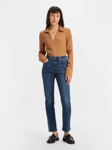 Levi's® Jeansy 724™ 18883-0207 Niebieski Slim Fit. Niebieskie jeansy bez wzorów, z bawełny. Za 489,99 zł.