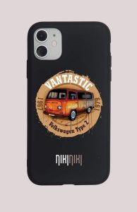 VW T2 — etui (Producent telefonu: VIVO; Model telefonu: X80 PRO; Kolor etui: czarny; Rodzaj nadruku: VW T2). Czarne jeansy nikiniki, bez wzorów. Za 59,00 zł.