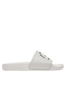 KARL LAGERFELD Klapki Kondo 2.0 KL80908A Biały. Białe klapki KARL LAGERFELD, bez wzorów, z tworzywa sztucznego, bez obcasa. Za 219,99 zł.