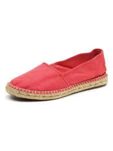 Natural world Espadryle w kolorze czerwonym rozmiar: 38. Czerwone espadryle Natural World, bez wzorów, bez obcasa. Za 130,99 zł.