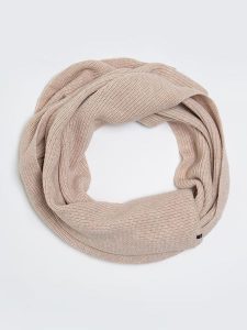 BIG STAR Szal w kolorze beżowym - 180 x 37 cm rozmiar: onesize. Brązowe szaliki Big Star, bez wzorów, z materiału. Za 59,99 zł.