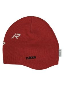 Rukka Czapka w kolorze czerwonym rozmiar: M. Czerwone czapki Rukka, bez wzorów, z wełny. Za 126,75 zł.