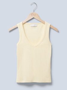 LeGer Top "Kaili" w kolorze żółtym rozmiar: 42. Żółte topy LeGer, bez wzorów, bez kołnierzyka, bez ramiączek. Za 118,01 zł.