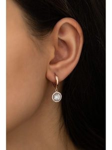 Lodie Silver Kolczyki-kreole z cyrkoniami rozmiar: onesize. Szare kolczyki Lodie Silver, z cyrkonią, srebrne. Za 56,99 zł.