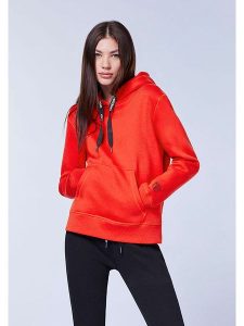 Chiemsee Bluza w kolorze czerwonym rozmiar: S. Czerwone bluzy Chiemsee, s, bez wzorów, z kapturem. Za 100,99 zł.