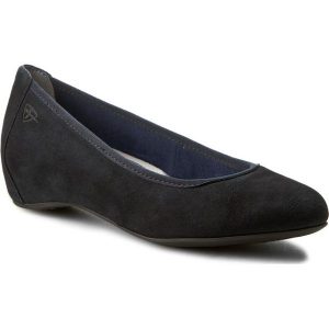 Półbuty TAMARIS - 1-22421-28 Navy Suede 806. Czółenka marki Tamaris. W wyprzedaży za 199,00 zł.