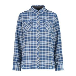 Damska koszula z długim rękawem z poliestru CMP. Niebieskie koszule CMP, bez wzorów, bez kołnierzyka, bez ramiączek. Za 310,25 zł.