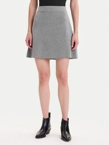 Vero Moda Spódnica mini Saba 10325944 Szary Regular Fit. Szare spódnice Vero Moda, l, bez wzorów, z syntetyku, mini. Za 119,99 zł.
