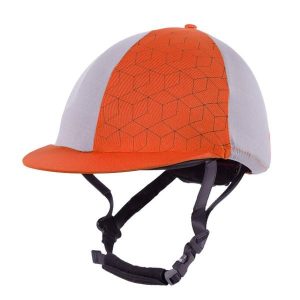 Czapka do kasku jeździeckiego QHP Eldorado. Brązowe czapki QHP, bez wzorów. Za 139,50 zł.