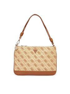 Guess Kosmetyczka PW7576 P6322 Brązowy. Brązowe torebki klasyczne Guess, z aplikacjami, z syntetyku, bez dodatków. Za 264,99 zł.