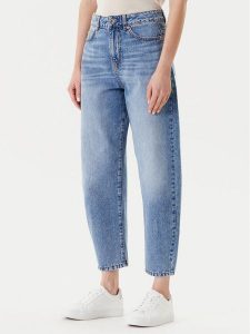 United Colors Of Benetton Jeansy 4SHBDE00I Niebieski Balloon Fit. Niebieskie jeansy United Colors of Benetton, bez wzorów, z bawełny. Za 259,99 zł.