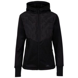 Kurtka Hybrydowa Damska Marney Active Hybrid Jacket. Czarne kurtki Trespass, l, bez wzorów, bez kaptura. Za 267,99 zł.