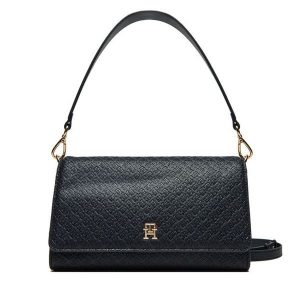Torebka Tommy Hilfiger. Niebieskie torebki klasyczne TOMMY HILFIGER, bez wzorów, bez dodatków. Za 379,99 zł.