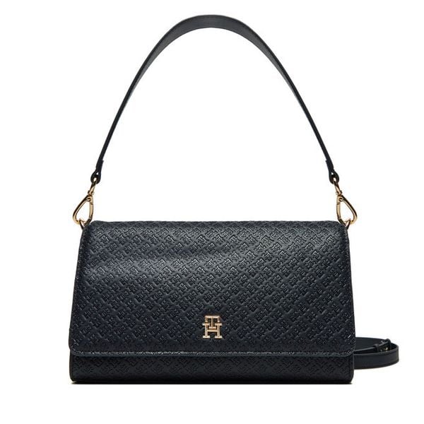 Torebka Tommy Hilfiger. Niebieskie torebki klasyczne TOMMY HILFIGER, bez wzorów, bez dodatków. Za 339,99 zł.