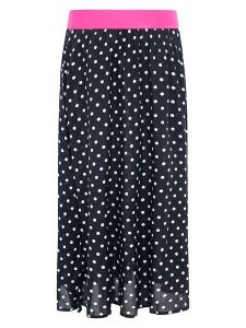 Zwillingsherz Spódnica "Dots Allover" w kolorze czarnym rozmiar: S/M. Czarne spódnice Zwillingsherz, na co dzień, m, bez wzorów, z wiskozy, maxi. Za 104,99 zł.