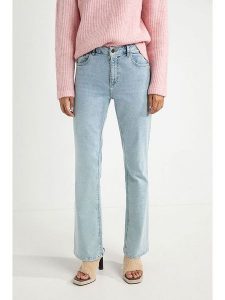 Josephine & Co Dżinsy "Alessandro" - Slim fit - w kolorze błękitnym rozmiar: 40. Niebieskie jeansy Josephine & Co, bez wzorów, z podwyższonym stanem. Za 298,67 zł.