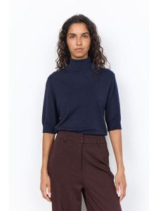 Soyaconcept Golf "Dollie" w kolorze granatowym rozmiar: XL. Niebieskie golfy Soyaconcept, bez wzorów. Za 184,95 zł.