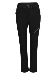 Alpine Pro Spodnie softshellowe "Verefa" w kolorze czarnym rozmiar: 40. Czarne spodnie dresowe Alpine Pro, bez wzorów, z materiału, outdoorowe. Za 188,40 zł.