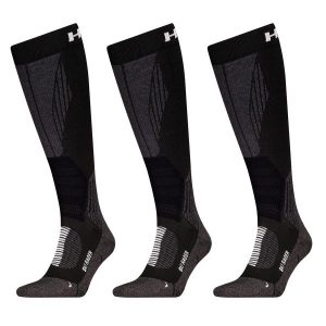 Skarpety narciarskie HEAD Racer Kneehigh 3 pary. Czarne skarpetki Head, bez wzorów. Za 346,99 zł.