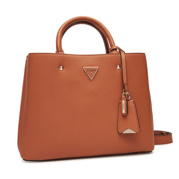 Torebka Guess. Brązowe torebki klasyczne Guess, z aplikacjami, bez dodatków. Za 359,99 zł.