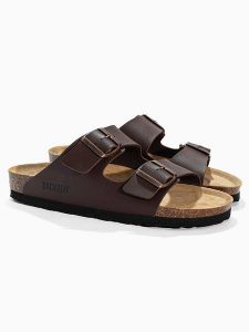 BACKSUN Klapki "Bali" w kolorze brązowym rozmiar: 37. Brązowe klapki Backsun, bez wzorów, z otwartym noskiem, bez obcasa. Za 130,99 zł.