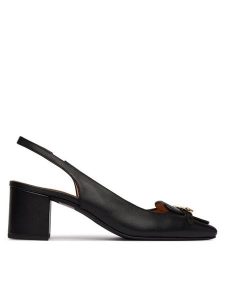 LOVE MOSCHINO Czółenka JA10175G1OIE0000 Czarny. Czarne czółenka LOVE MOSCHINO, bez wzorów, ze skóry, bez obcasa, bez zapięcia. Za 663,99 zł.