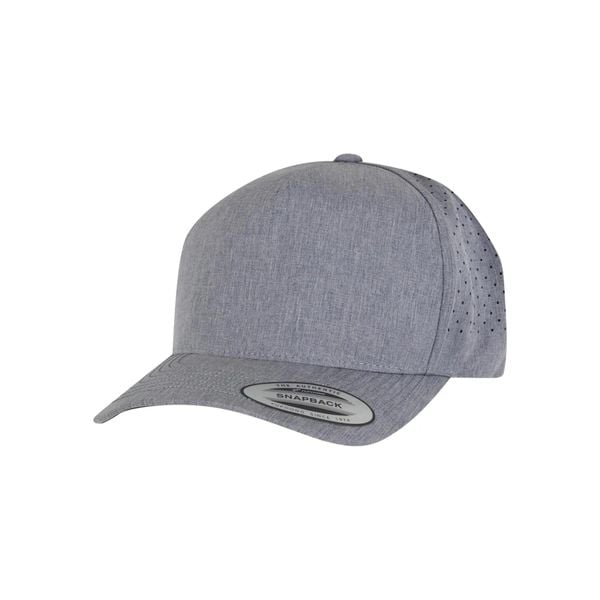 Czapka 5-panelowa Flexfit Yp Classic. Szare czapki FLEXFIT, bez wzorów, z materiału, eleganckie. Za 149,50 zł.