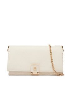Tommy Hilfiger Torebka Th Her Chain Crossover AW0AW17403 Écru. Torebki klasyczne TOMMY HILFIGER, bez wzorów, ze skóry, bez dodatków. Za 569,99 zł.