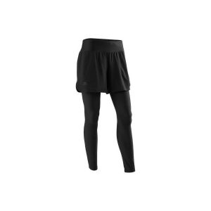 Legginsy/szorty 2 w 1 do biegania RUN DRY+ damskie. Legginsy marki KALENJI. Za 79,99 zł.