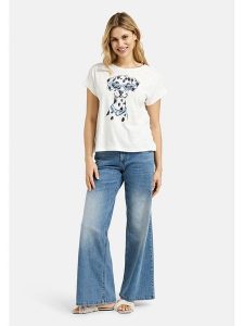 Milano Italy Koszulka w kolorze białym rozmiar: S. Białe bluzki Milano Italy, s, bez wzorów, bez kołnierzyka, bez ramiączek. Za 126,99 zł.