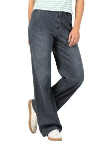 Timezone Dżinsy "Cora" - Comfort fit - w kolorze granatowym rozmiar: W28/L34. Niebieskie jeansy Timezone, z aplikacjami. Za 109,52 zł.