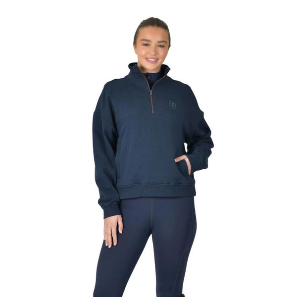 Sweter damski Dublin. Niebieskie swetry klasyczne DUBLIN, na zimę, bez kołnierzyka. Za 319,50 zł.