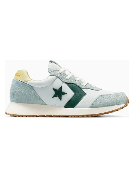 Converse Skórzane sneakersy "Omega" w kolorze biało-zielono-błękitnym rozmiar: 37. Niebieskie trampki Converse, bez wzorów, bez zapięcia. Za 249,95 zł.