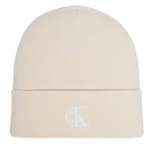 Czapka Calvin Klein. Białe czapki Calvin Klein, bez wzorów. Za 129,99 zł.