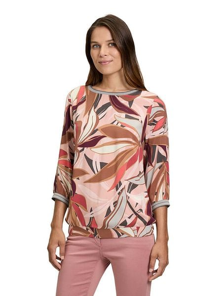 Betty Barclay Bluzka w kolorze jasnoróżowo-brązowo-czerwonym rozmiar: 38. Różowe bluzki Betty Barclay, bez wzorów, z wiskozy, bez kołnierzyka, bez ramiączek. Za 87,61 zł.