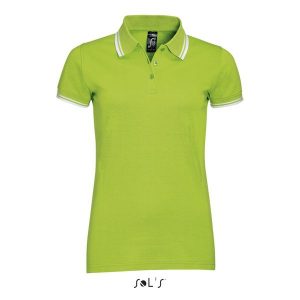 Damska koszulka polo Sol's Pasadena. Białe bluzki SOL'S, s, bez wzorów, z bawełny, bez kołnierzyka, bez ramiączek. Za 134,50 zł.