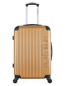 BlueStar Walizka "Bucarest" w kolorze jasnobrązowym - 41 x 65 x 26 cm rozmiar: onesize. Brązowe walizki BlueStar, bez wzorów, z materiału. Za 173,99 zł.