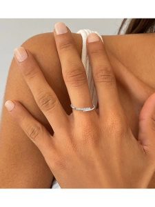 OR Carats Złoty pierścionek z diamentami rozmiar: 52. Szare pierścionki OR Carats, z diamentem, złote. Za 652,99 zł.