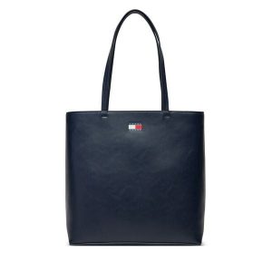 Torebka Tommy Jeans. Niebieskie torebki klasyczne Tommy Jeans, bez wzorów, z jeansu, bez dodatków. Za 249,99 zł.