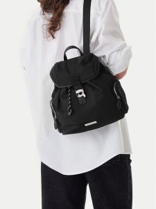 KARL LAGERFELD Torebka B1W30013 Czarny. Czarne torebki klasyczne KARL LAGERFELD, bez wzorów, z materiału, bez dodatków. Za 664,99 zł.