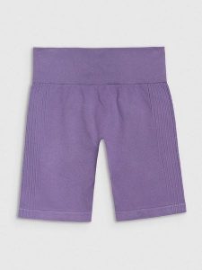 4F Szorty sportowe w kolorze fioletowym rozmiar: XS/S. Różowe spodenki sportowe 4f, s, bez wzorów, z materiału, outdoorowe. Za 33,95 zł.