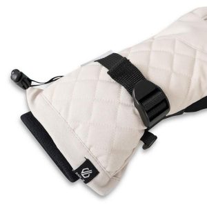 Rękawice narciarskie dla kobiet Dare2B DWG365. Szare rękawiczki Dare 2b, bez wzorów. W wyprzedaży za 109,99 zł.