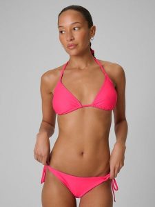 4F Góra od bikini damska - różowa M. Czerwone bikini 4f, bez wzorów. Za 49,99 zł.