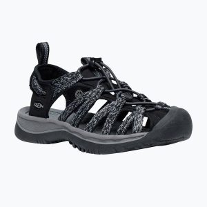 Sandały damskie KEEN Whisper. Czarne buty trekkingowe Keen, bez zapięcia. Za 359,99 zł.