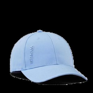Czapka z daszkiem WINGS UNLEASH PASTEL BLUE. Szare czapki WINGS, bez wzorów, z bawełny, eleganckie. Za 49,90 zł.