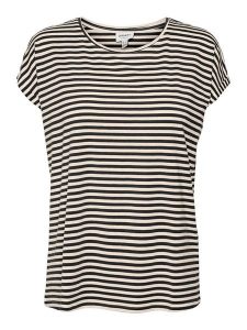 Vero Moda Koszulka "Ava" w kolorze czarnym rozmiar: S. Czarne bluzki Vero Moda, s, bez wzorów, z lyocellu, bez kołnierzyka, bez ramiączek. Za 74,46 zł.