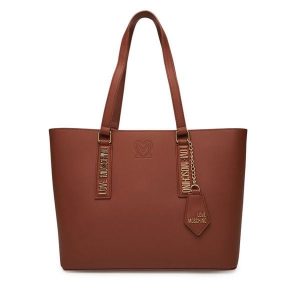 Torebka LOVE MOSCHINO. Brązowe torebki klasyczne LOVE MOSCHINO, bez wzorów, bez dodatków. Za 679,99 zł.